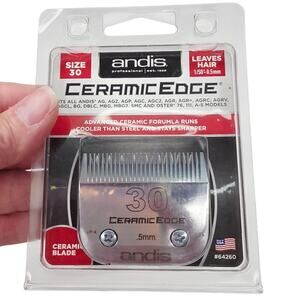 Andis Ceramic Edge Detachable Clipper Blade Size 30  #64260 New In Package